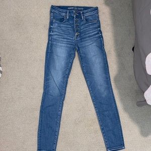 American Eagle super high rise jegging jeans
